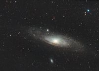 M31 12.1.24 + 1h stc Filter für Sternenfarben