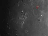 Riphaeus - mountain und Apollo12 Landeregionatz