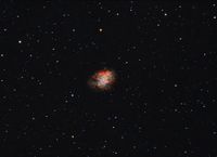 M1-Krebsnebel Sternbild Stier (Tau)