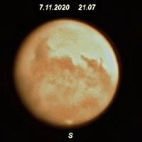 Mars am 7.11.2020 21.07