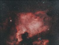 NGC7000 2x 10 Minuten Belichtung Atik-Horizon und Triadfilter