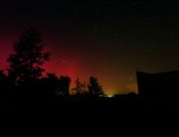 Polarlichter in Sonneberg am 12/13.8.2024 zur Perseidennacht